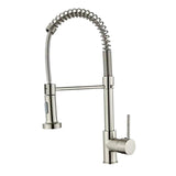 Maxbell Kitchen Sink Faucet Supplies Decor Single Handle for Office Vessel Farmhouse Silver