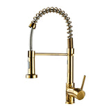 Maxbell Kitchen Sink Faucet Supplies Decor Single Handle for Office Vessel Farmhouse Gold