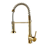 Maxbell Kitchen Sink Faucet Supplies Decor Single Handle for Office Vessel Farmhouse Gold