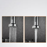 Maxbell Kitchen Faucet Decorative Replacement Double Mode Setting for Office Home RV Electroplating