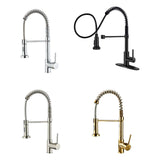 Maxbell Kitchen Faucet Decorative Replacement Double Mode Setting for Office Home RV Electroplating