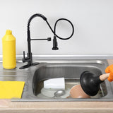 Maxbell Kitchen Faucet Decorative Replacement Double Mode Setting for Office Home RV Black