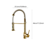 Maxbell Kitchen Faucet Decorative Replacement Double Mode Setting for Office Home RV Gold