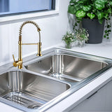 Maxbell Kitchen Faucet Decorative Replacement Double Mode Setting for Office Home RV Gold