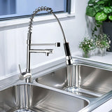 Maxbell Kitchen Sink Faucet Fashion Cold and Hot Mixer Tap for Wet Bar Vessel Office