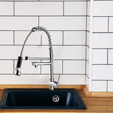 Maxbell Kitchen Sink Faucet Fashion Cold and Hot Mixer Tap for Wet Bar Vessel Office