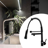 Maxbell Kitchen Faucet Supplies Classical Decor Mixer Tap for Home Farmhouse Laundry Black