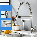 Maxbell Kitchen Faucet Supplies Classical Decor Mixer Tap for Home Farmhouse Laundry Silver