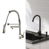 Maxbell Kitchen Faucet Supplies Classical Decor Mixer Tap for Home Farmhouse Laundry Silver
