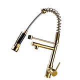 Maxbell Kitchen Faucet Supplies Classical Decor Mixer Tap for Home Farmhouse Laundry Gold