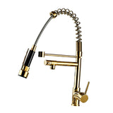 Maxbell Kitchen Faucet Supplies Classical Decor Mixer Tap for Home Farmhouse Laundry Gold