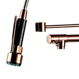 Maxbell Kitchen Faucet Supplies Classical Decor Mixer Tap for Home Farmhouse Laundry Rose Gold