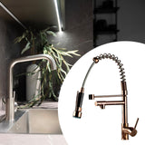Maxbell Kitchen Faucet Supplies Classical Decor Mixer Tap for Home Farmhouse Laundry Rose Gold