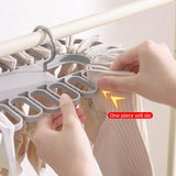 Maxbell Clothes Hanger Rack Nonslip Organizer Washing Line Accessories for Underwear