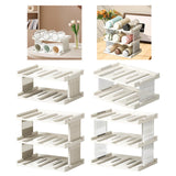 Maxbell Cup Storage Rack Basement Drinks Kitchen Organization Water Bottle Organizer 33x22x15cm Milky