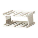 Maxbell Cup Storage Rack Basement Drinks Kitchen Organization Water Bottle Organizer 33x22x15cm Milky