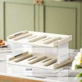 Maxbell Cup Storage Rack Basement Drinks Kitchen Organization Water Bottle Organizer 33x22x15cm Clear