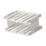 Maxbell Cup Storage Rack Basement Drinks Kitchen Organization Water Bottle Organizer 33x22x15cm Clear