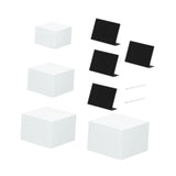 Maxbell 4 Acrylic Display Risers Acrylic Display Stand for Food Action Figures Cake