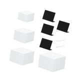 Maxbell 4 Acrylic Display Risers Acrylic Display Stand for Food Action Figures Cake