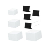 Maxbell 4 Acrylic Display Risers Acrylic Display Stand for Food Action Figures Cake