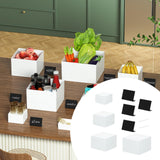 Maxbell 4 Acrylic Display Risers Acrylic Display Stand for Food Action Figures Cake