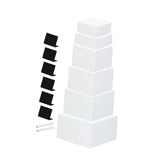 Maxbell 6x Acrylic Display Risers Buffet Riser for Collection Dessert Action Figures