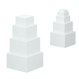 Maxbell 6x Acrylic Display Risers Buffet Riser for Collection Dessert Action Figures