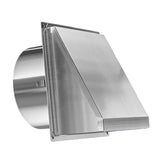 Maxbell Dryer Vent Cover Outside Weatherproof Easy Installation Versatile Protection Silver