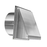 Maxbell Dryer Vent Cover Outside Weatherproof Easy Installation Versatile Protection Silver