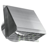 Maxbell Dryer Vent Cover Outside Weatherproof Easy Installation Versatile Protection Silver