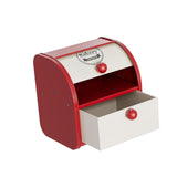 Maxbell Metal Bread Box Keeper Multifunctional Desk Organizer for Home Cafe Pantry S Drawer