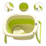Maxbell Foldable Baby Bath Tub Multifunction Bathing Basin for Newborn Travel Green