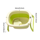 Maxbell Foldable Baby Bath Tub Multifunction Bathing Basin for Newborn Travel Green