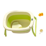 Maxbell Foldable Baby Bath Tub Multifunction Bathing Basin for Newborn Travel Green
