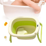 Maxbell Foldable Baby Bath Tub Multifunction Bathing Basin for Newborn Travel Green