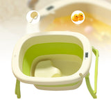 Maxbell Foldable Baby Bath Tub Multifunction Bathing Basin for Newborn Travel Green