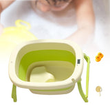 Maxbell Foldable Baby Bath Tub Multifunction Bathing Basin for Newborn Travel Green