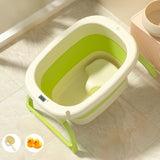 Maxbell Foldable Baby Bath Tub Multifunction Bathing Basin for Newborn Travel Green