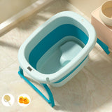 Maxbell Foldable Baby Bath Tub Multifunction Bathing Basin for Newborn Travel Blue