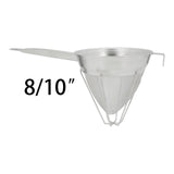 Maxbell Cone Mesh Strainer with Stand with Base with Long Handle for Tea Coffee Flour 20.5cm