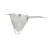 Maxbell Cone Mesh Strainer with Stand with Base with Long Handle for Tea Coffee Flour 25cm