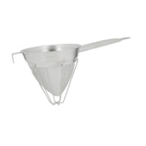 Maxbell Cone Mesh Strainer with Stand with Base with Long Handle for Tea Coffee Flour 25cm