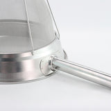 Maxbell Cone Mesh Strainer with Stand with Base with Long Handle for Tea Coffee Flour 25cm