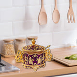 Maxbell Condiment Canister Multifunctional Condiment Pot for Home Kitchen Countertop