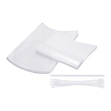 Maxbell 100 Pieces Transparent Poultry Shrink Bags Multipurpose Waterproof 40.5x25cm