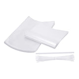 Maxbell 100 Pieces Transparent Poultry Shrink Bags Multipurpose Waterproof 40.5x25cm
