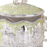 Maxbell Sugar Bowl Pepper Dispenser with Lid and Spoon Canister Decorative Salt Bowl