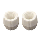 Maxbell 2 Pieces Toothpaste Refill Adapter Refillable Toothpaste Tube Transfer White