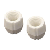 Maxbell 2 Pieces Toothpaste Refill Adapter Refillable Toothpaste Tube Transfer White